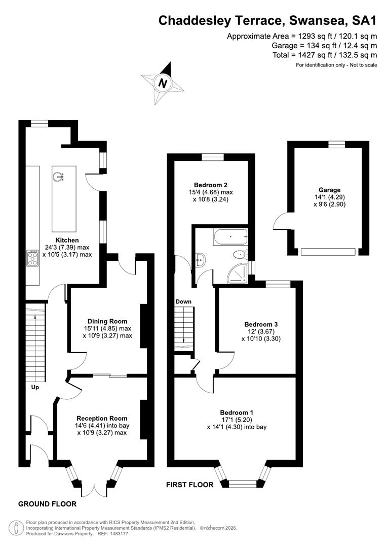 18, Chaddesley Terrace, Swansea floorplan