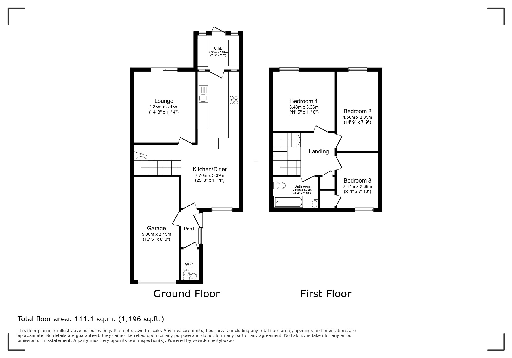 52, Jones Close, Essex floorplan
