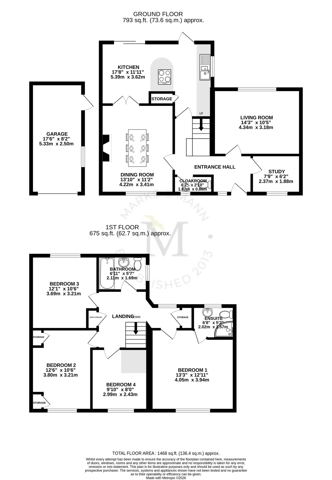 31, Lowry Way, Stowmarket floorplan