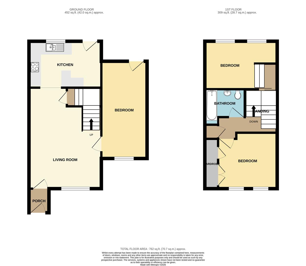Trencreek Close, Truro floorplan