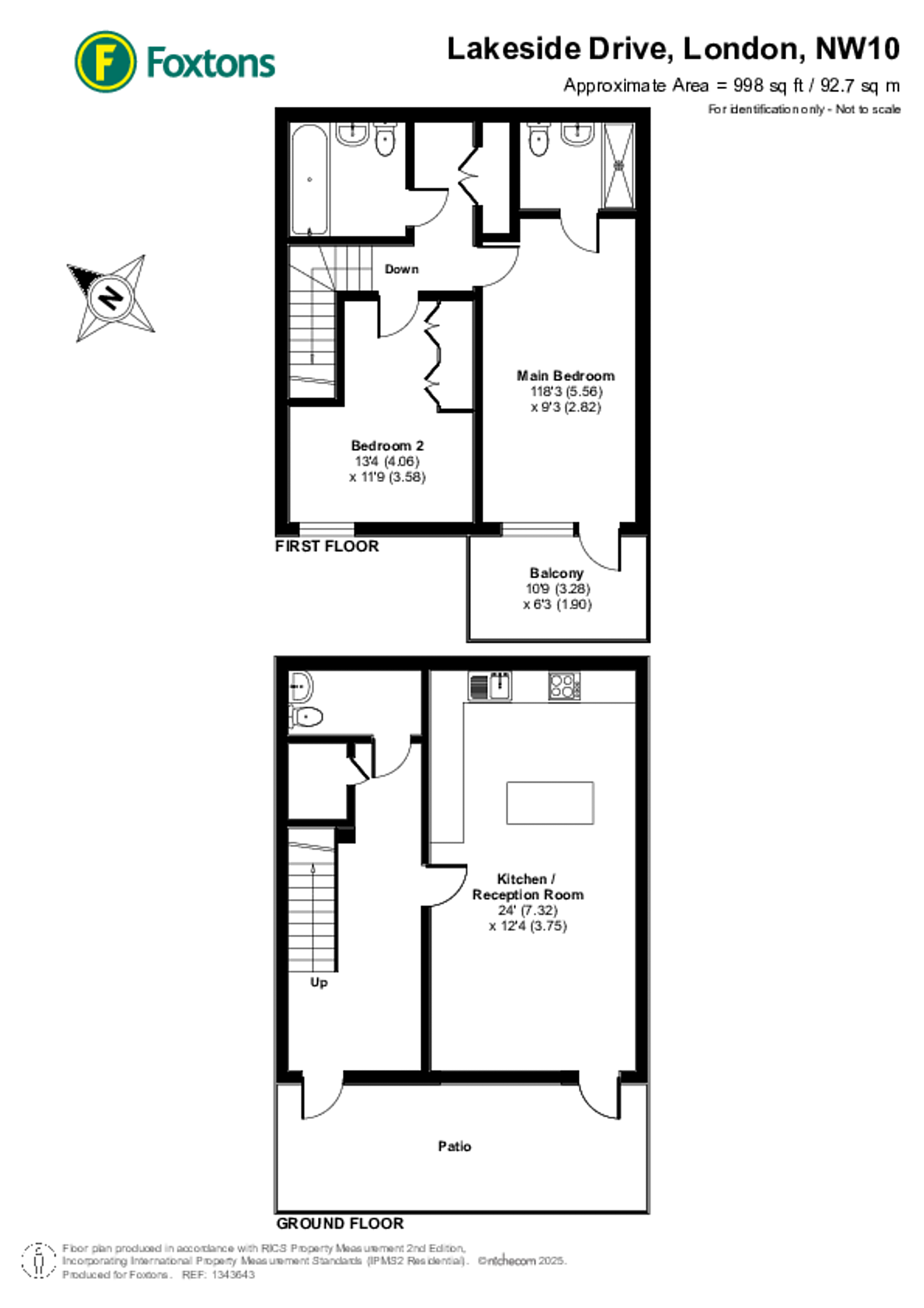 Lakeside Drive, Park Royal floorplan