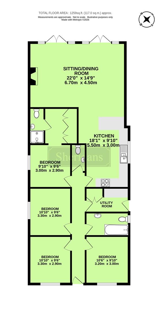 102, Newmarket Road, Bury St. Edmunds floorplan