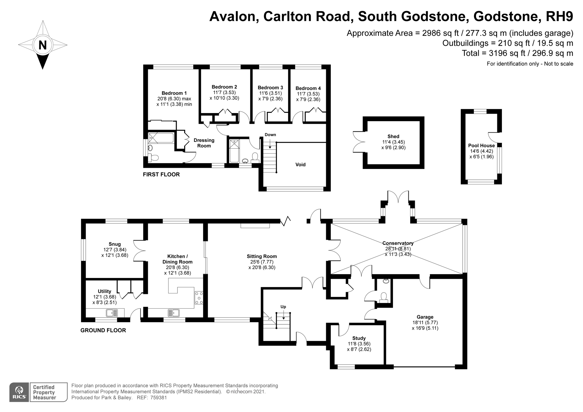 Carlton Road, South Godstone, Godstone RH9, 4 bedroom detached house