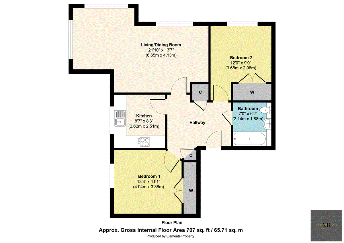 2B Whitehouse Gardens, Gorebridge floorplan