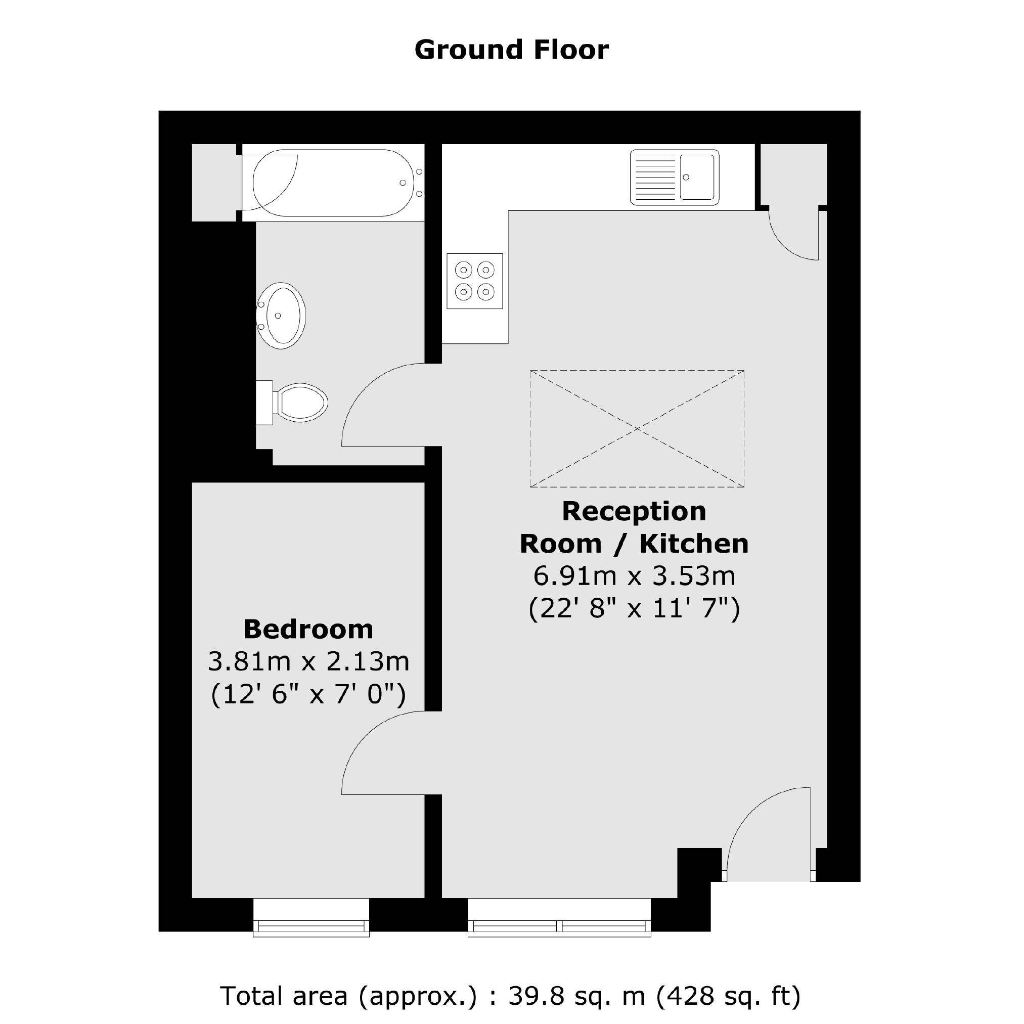 2A, Trewince Road, London floorplan
