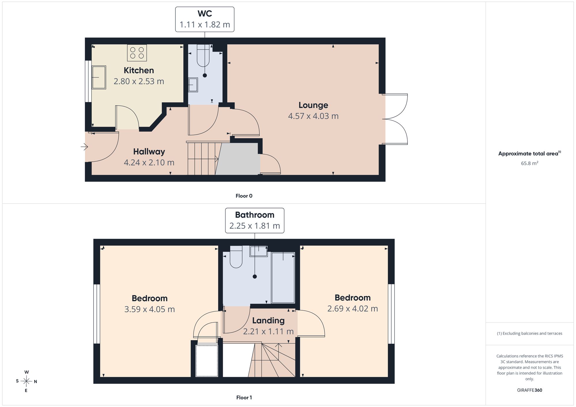 36 Lazonby Way, Newcastle Upon Tyne floorplan