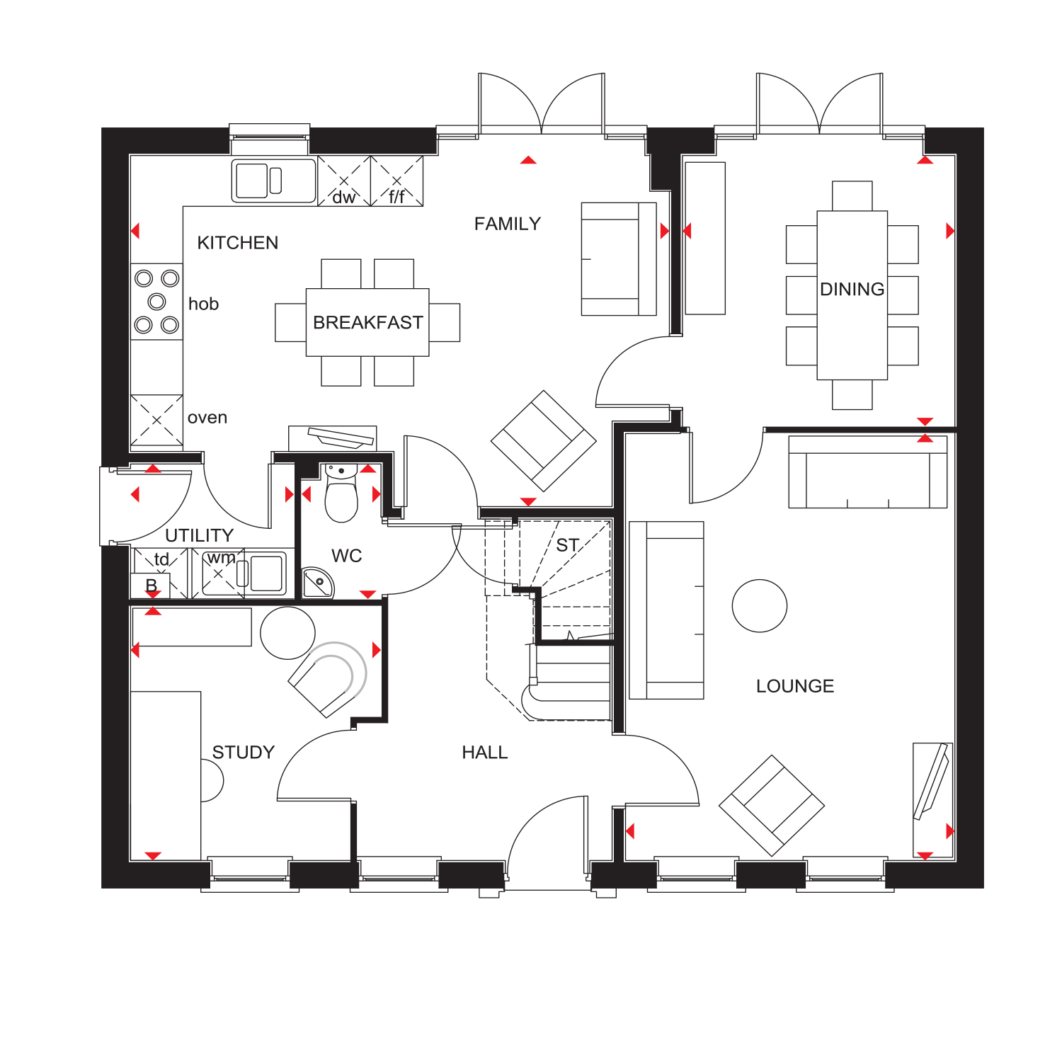 5 Bedrooms Detached house for sale in 