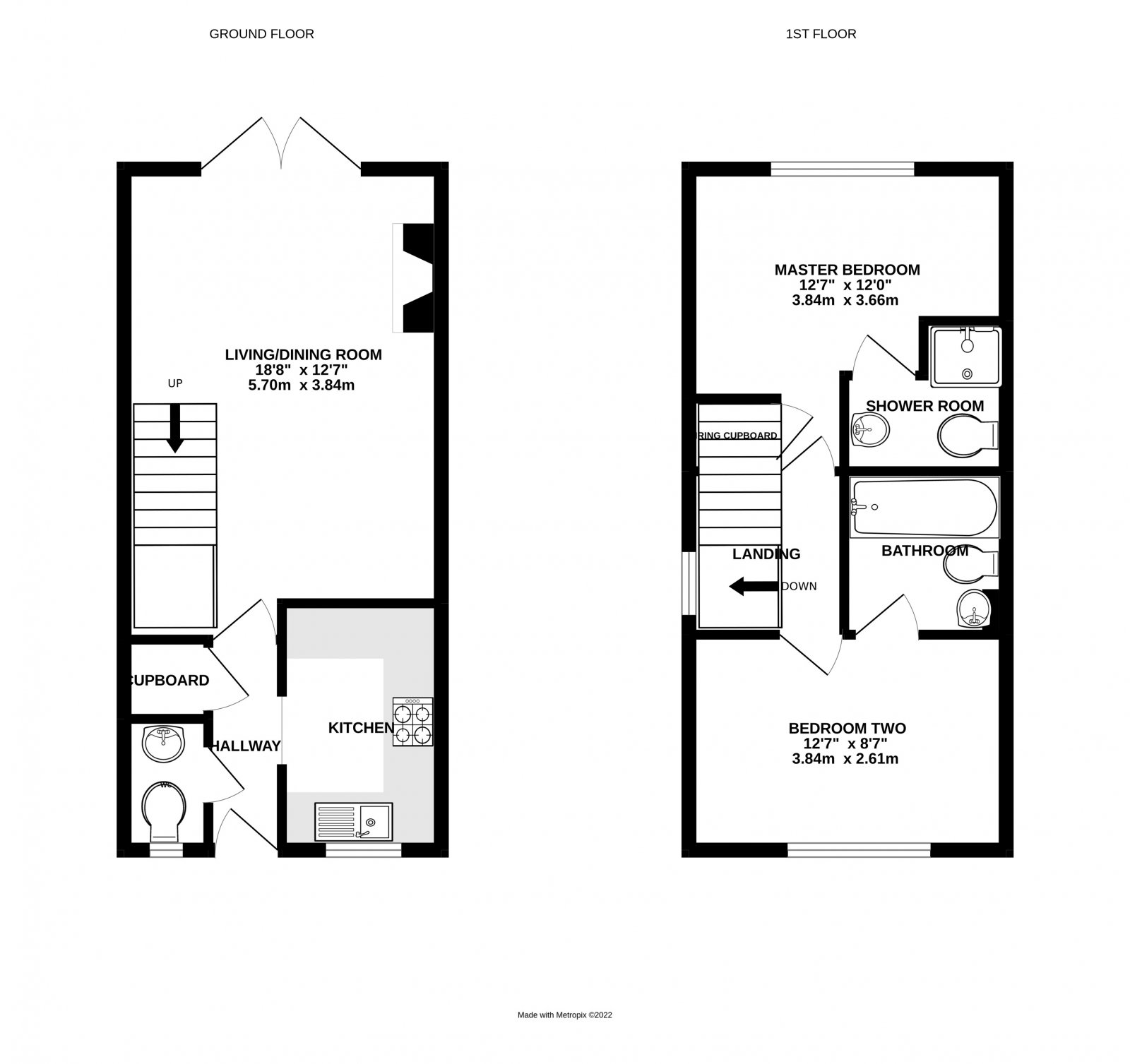 4, Wyvern Close, Aldershot floorplan