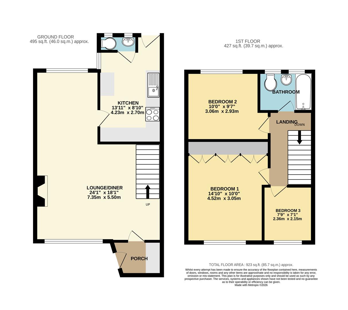 90, South Promenade, WITHERNSEA floorplan