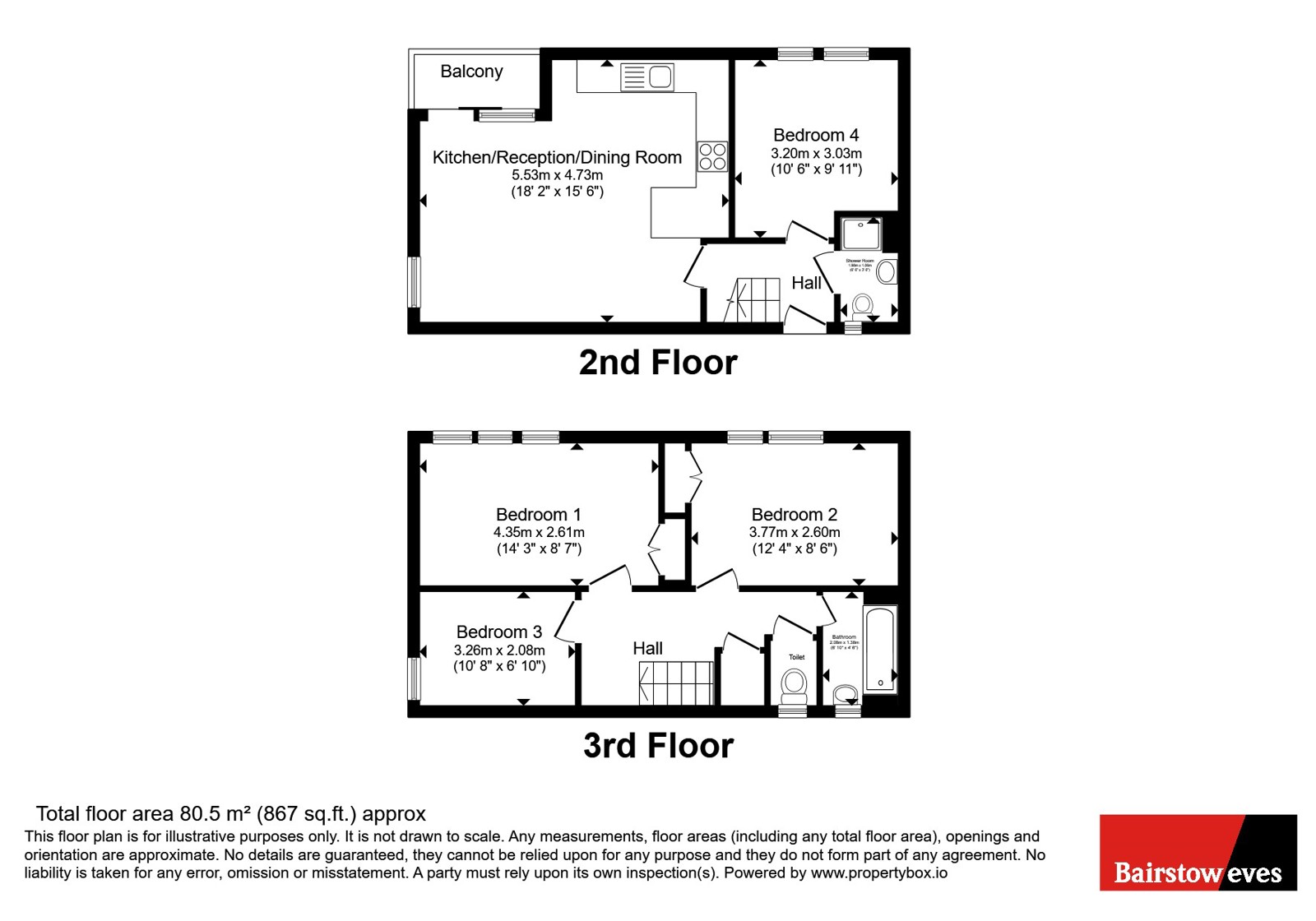 Cedars Road, London floorplan