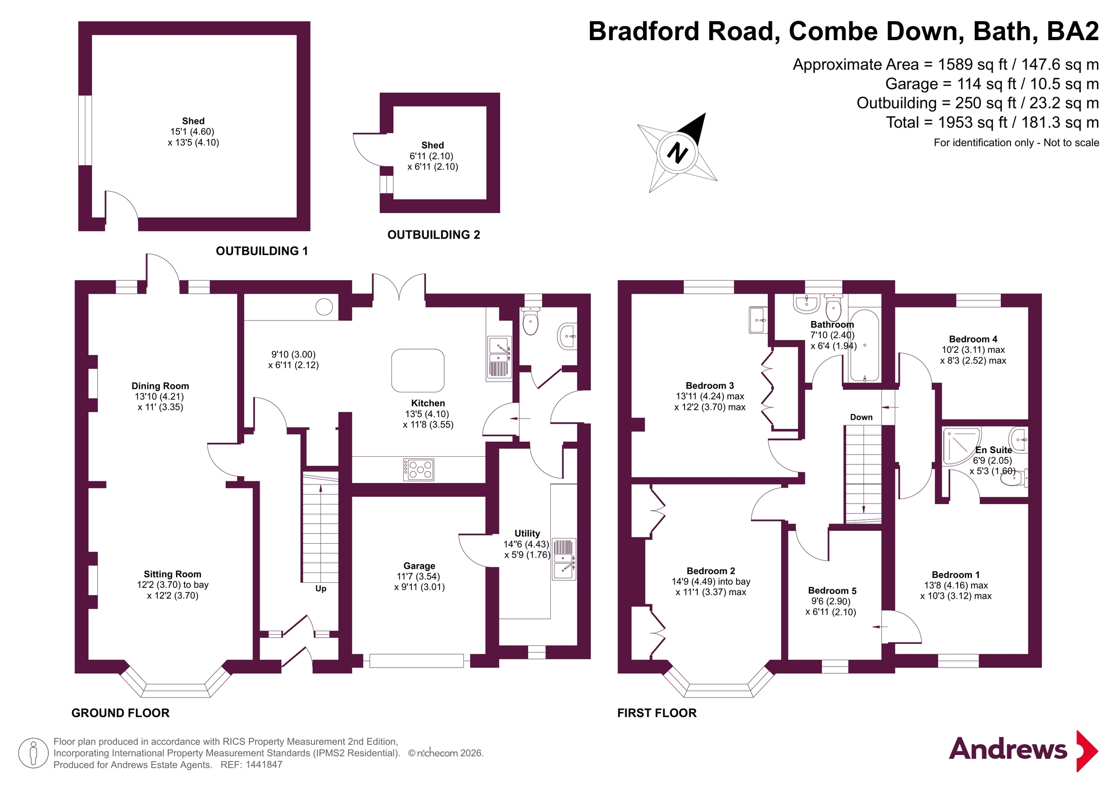 54, Bradford Road, Bath floorplan