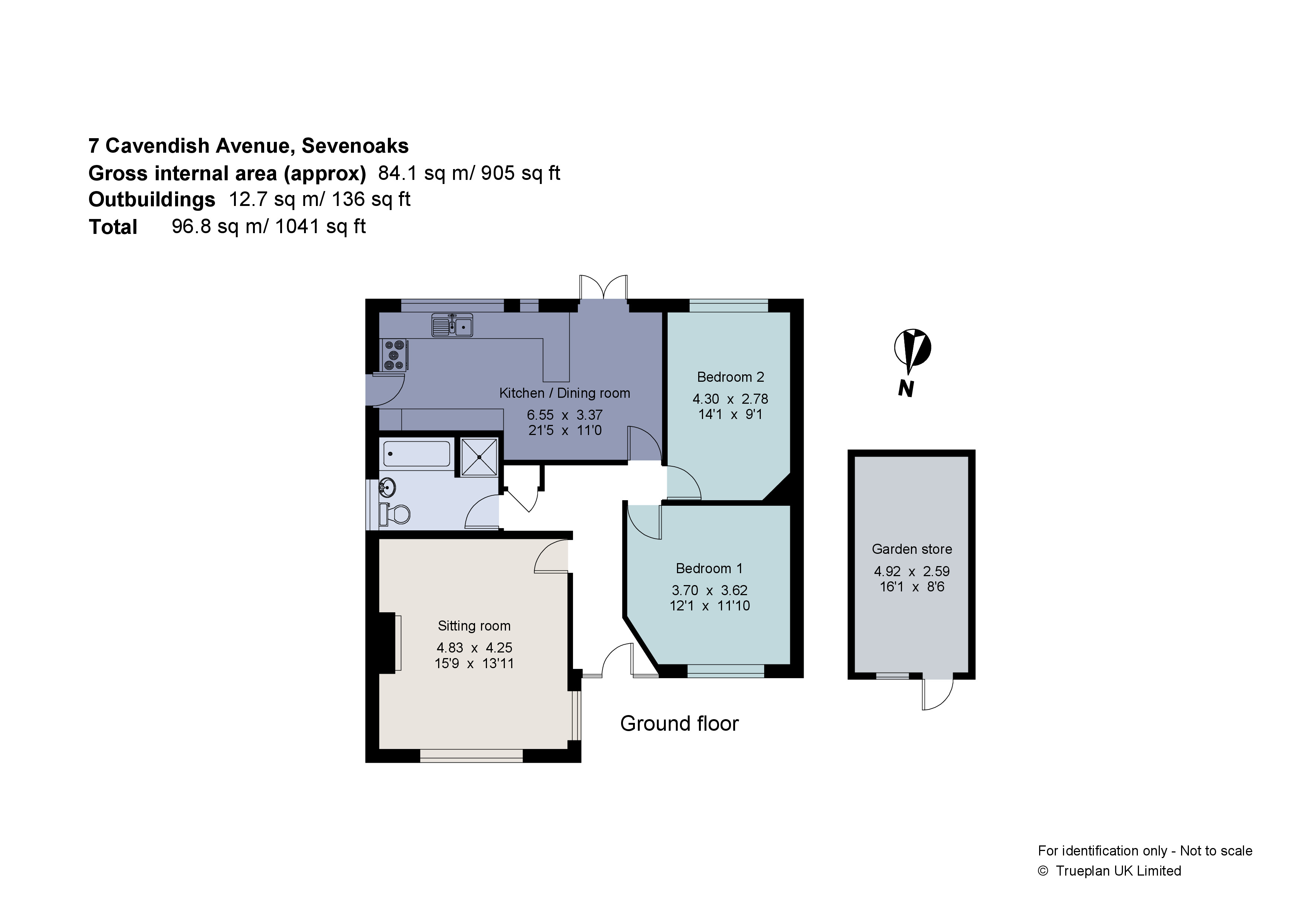 7, Cavendish Avenue, Kent floorplan