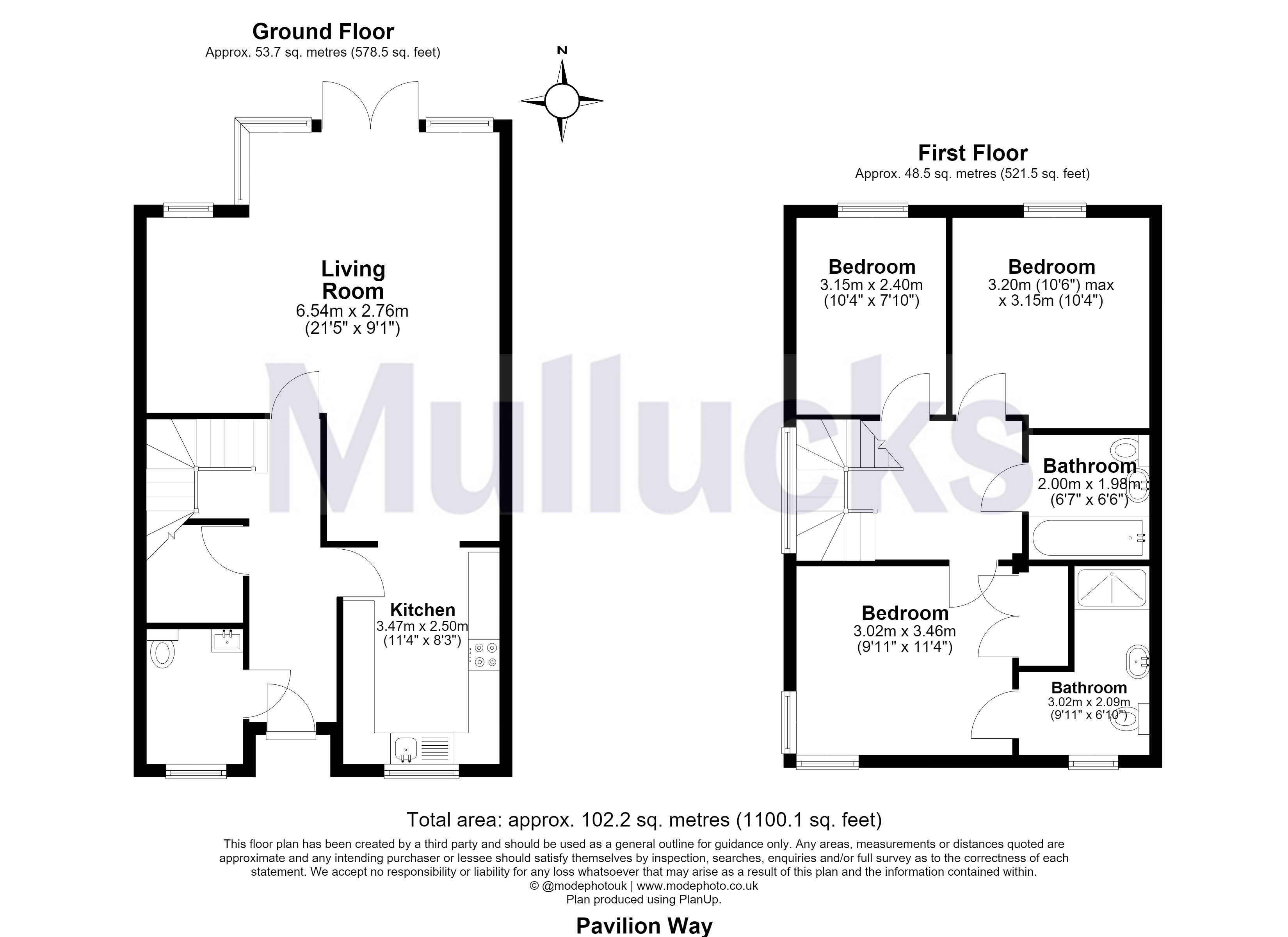 1, Pavilion Way, Essex floorplan