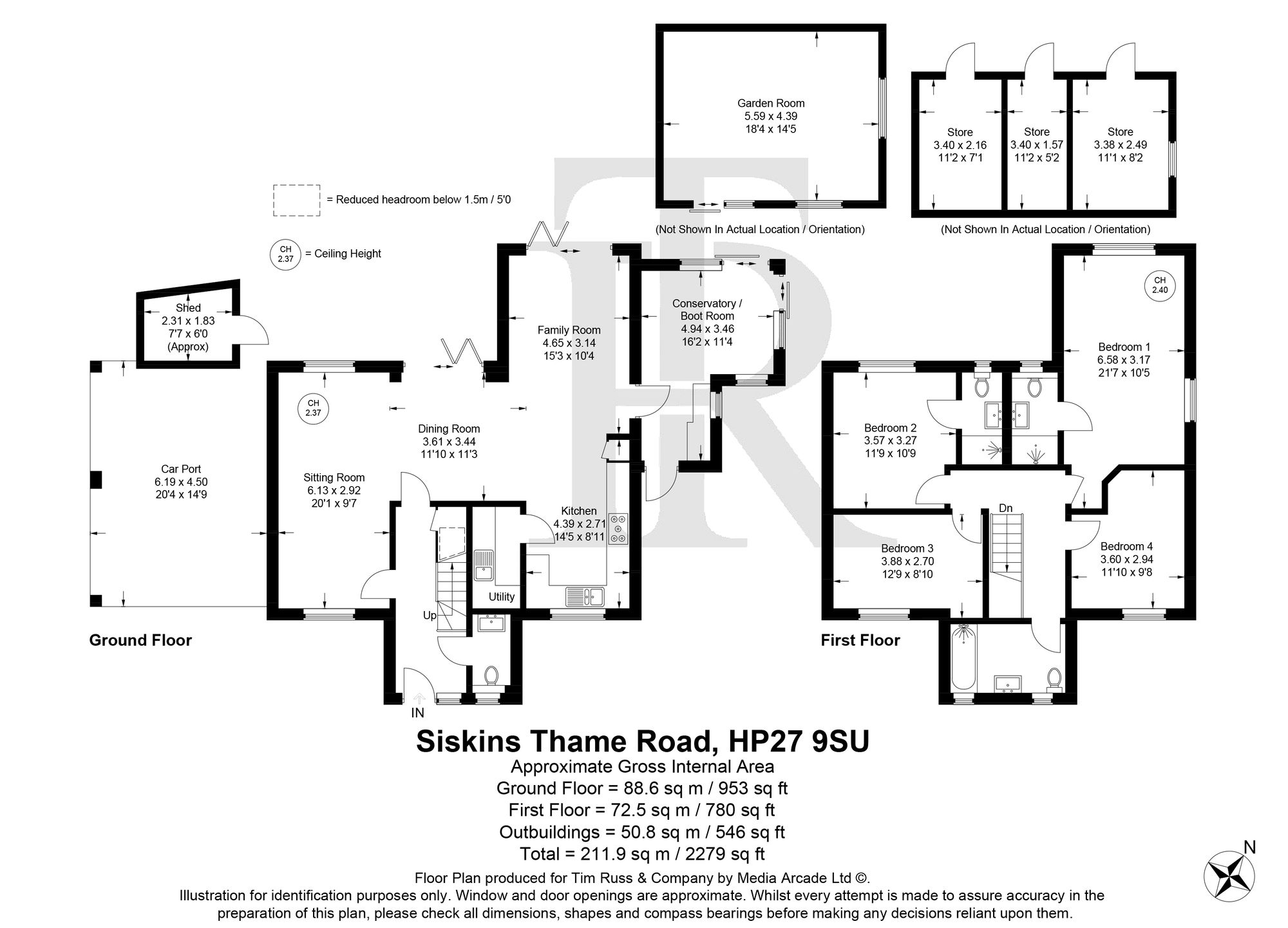Siskins Thame Road, Princes Risborough floorplan