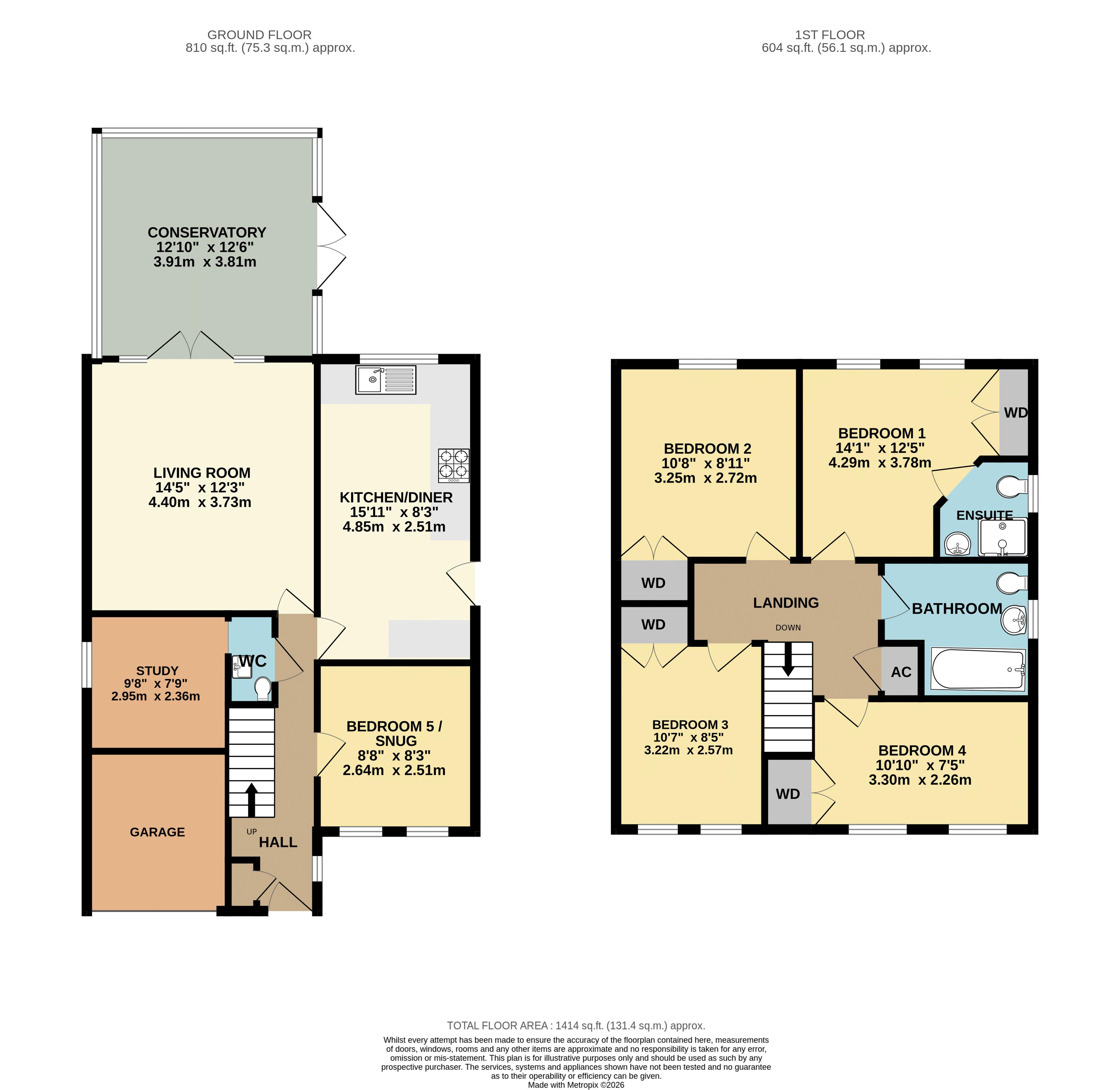 3, Orchid Road, Lincoln floorplan