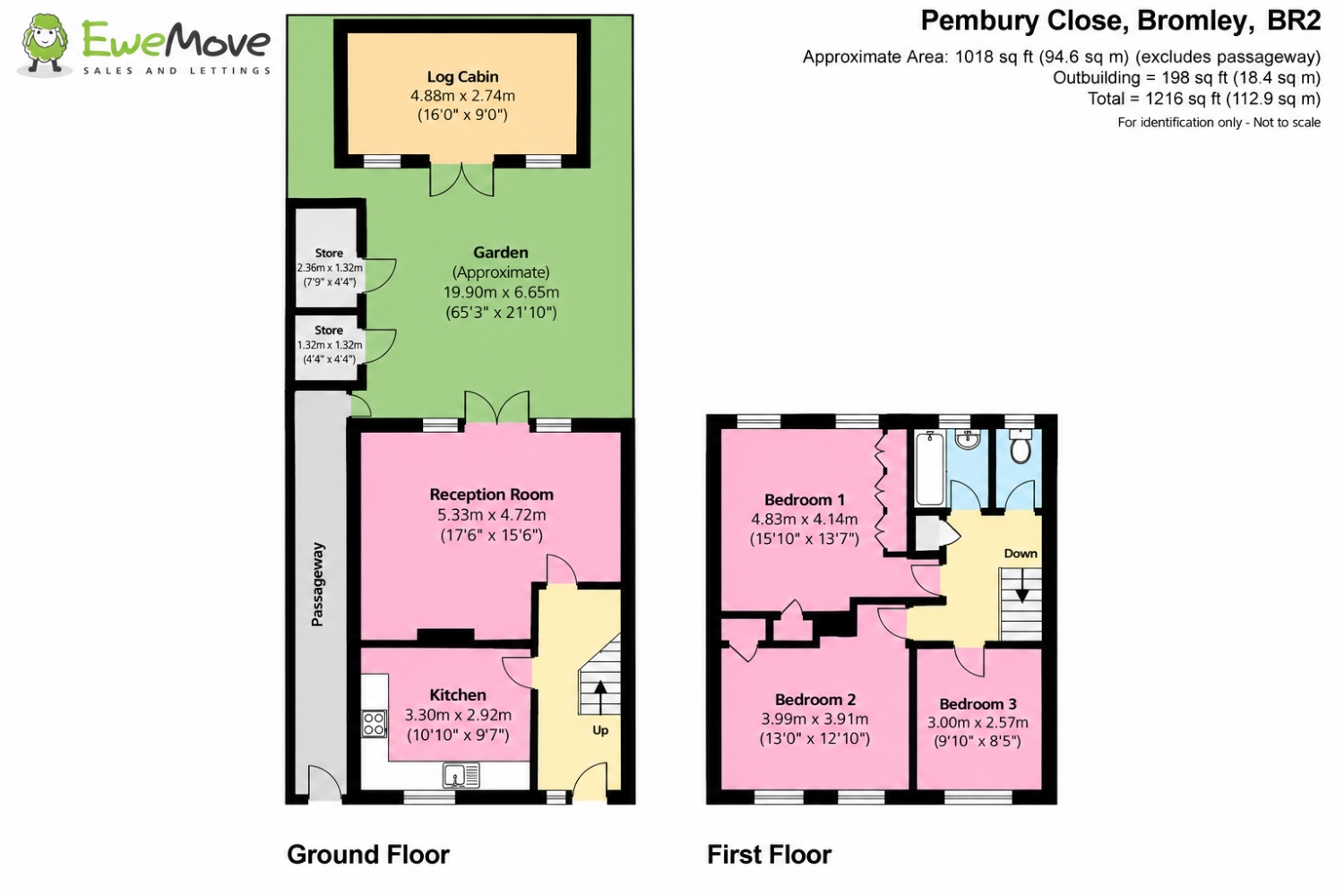 Pembury Close, Bromley floorplan
