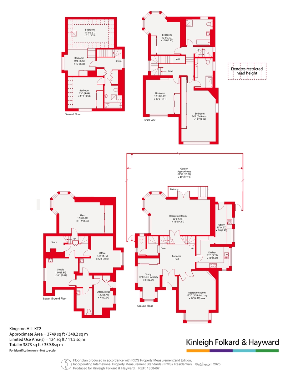 87, Kingston Hill, Surrey floorplan