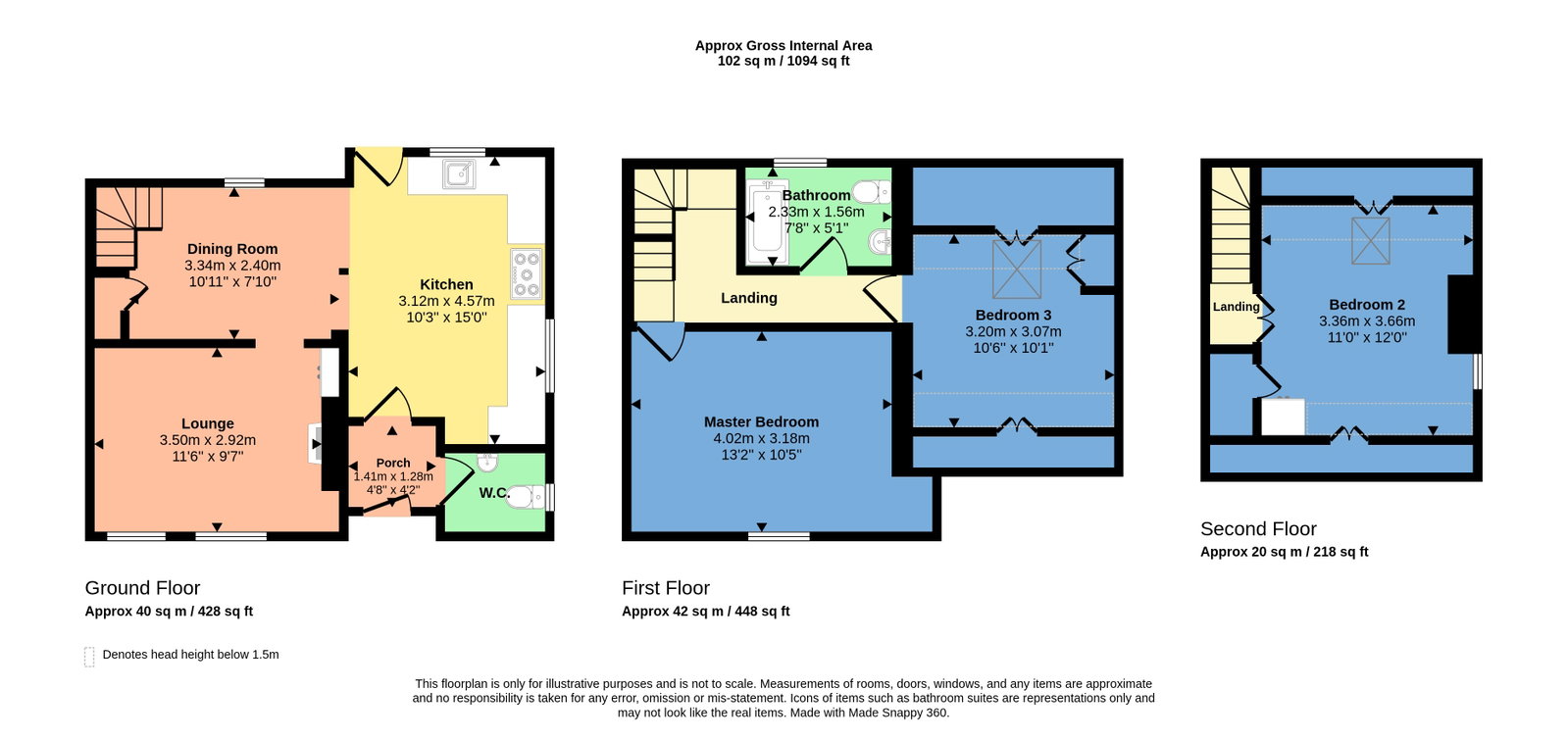 3,Sweetpea Cottage, The Street, Ashford floorplan