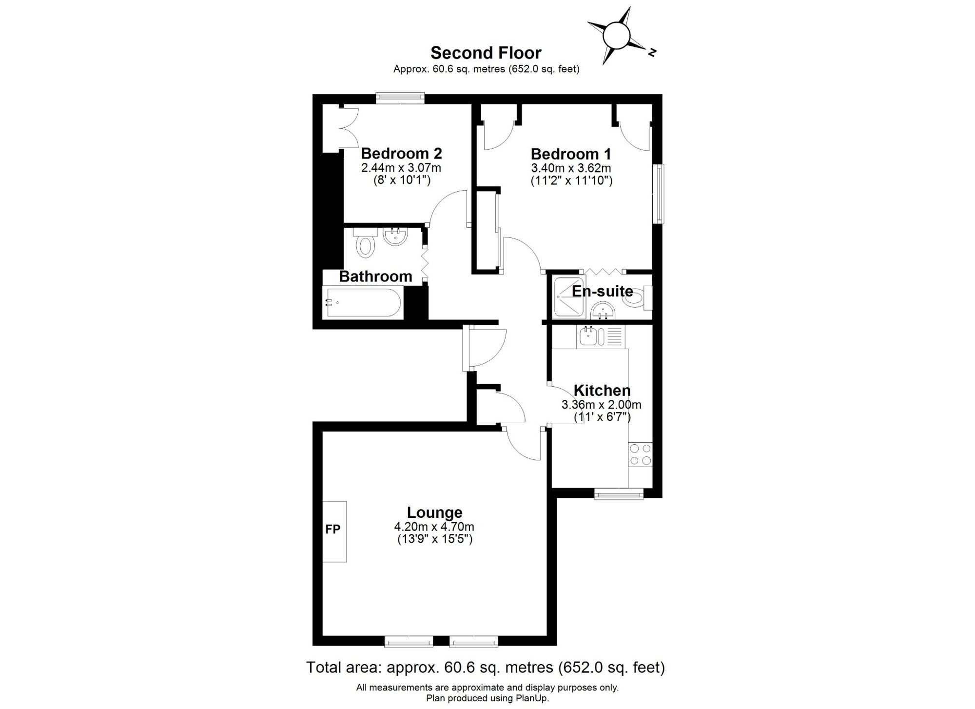 Flat 4, 20 Leeds Road, Harrogate floorplan