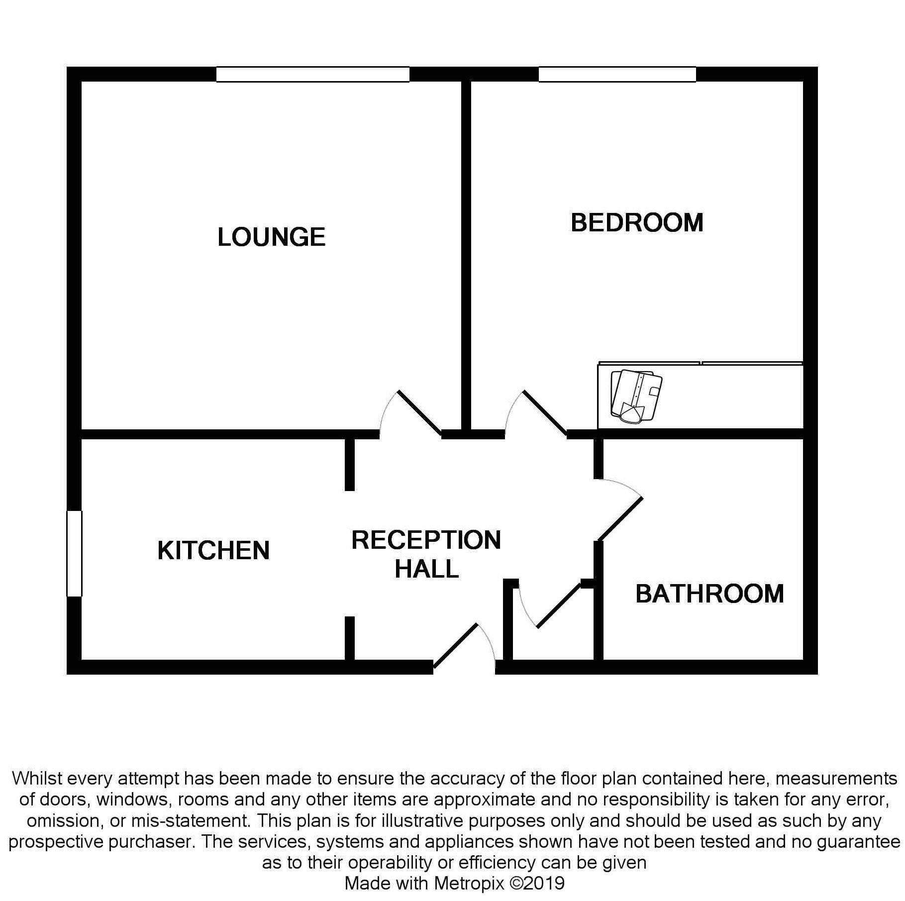 1 Bedrooms Flat to rent in Bridge Road, Worthing BN14