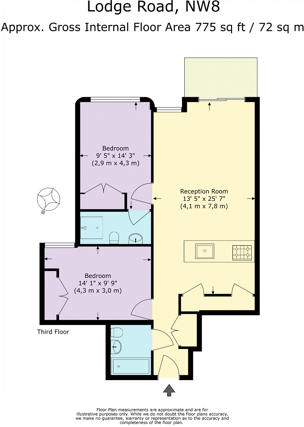 43 30, Lodge Road, London floorplan