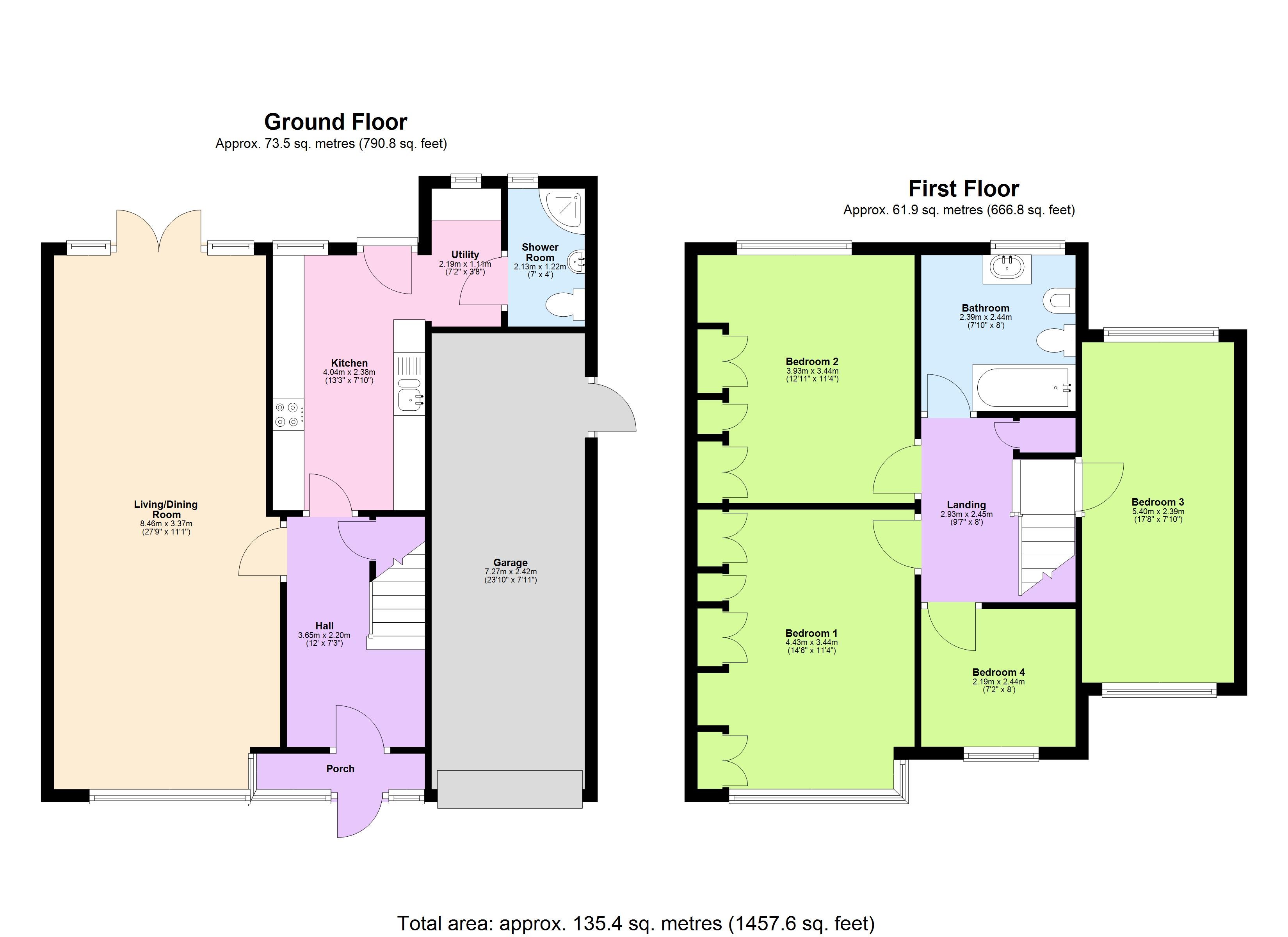 116, Furzehill Road, Hertfordshire floorplan