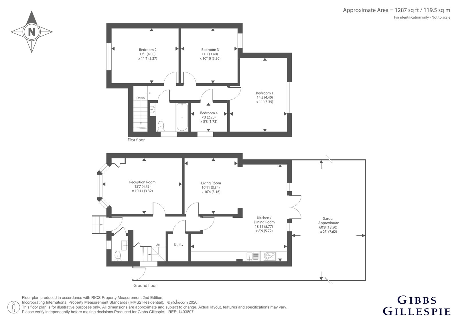 1, The Chase, Hertfordshire floorplan