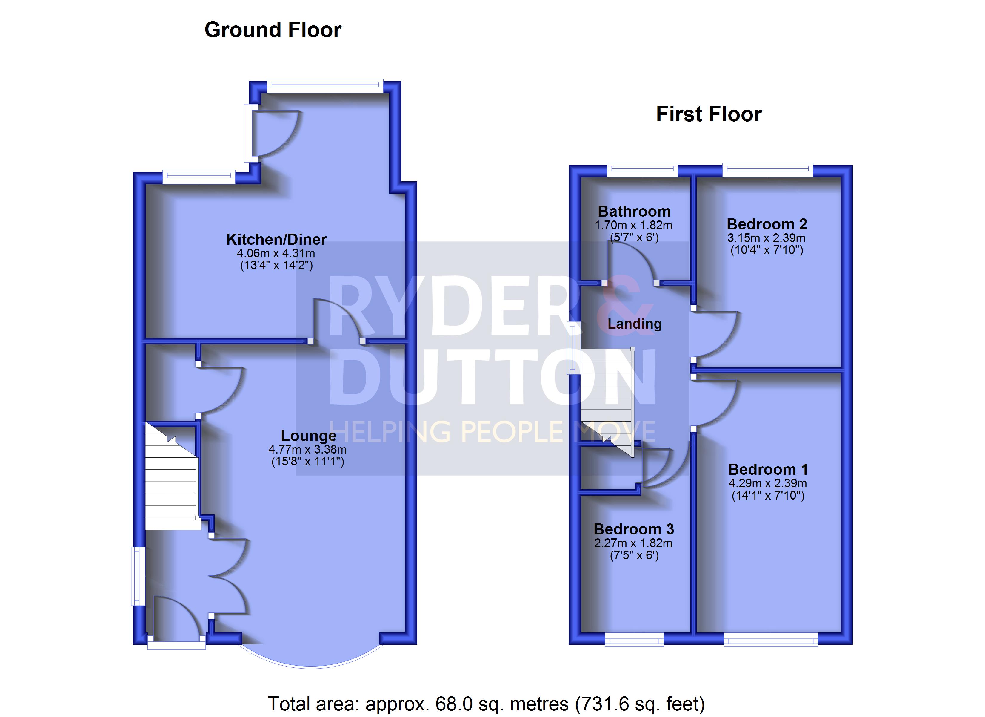 176, The Fairway, Manchester floorplan