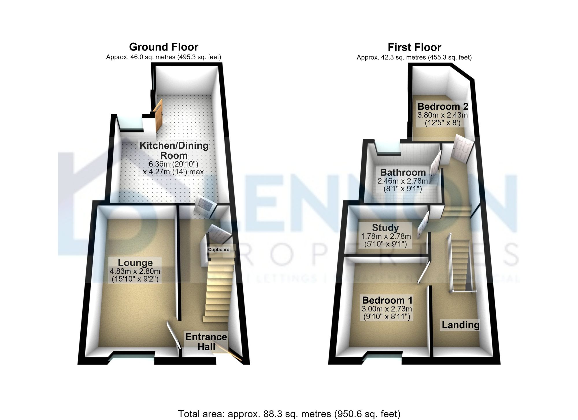 40 Beaumont Street, Blyth floorplan