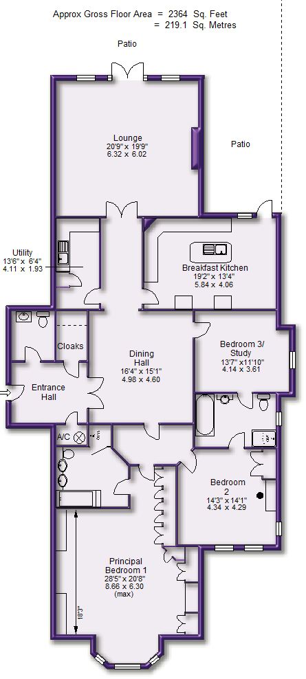 3 Bedrooms Flat for sale in The Springs, Bowdon, Altrincham WA14