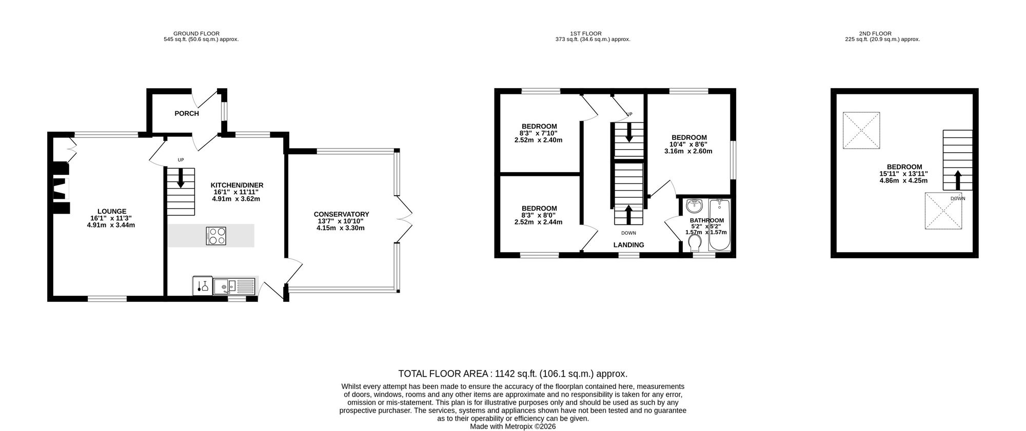77 Tresillian Road, Falmouth floorplan