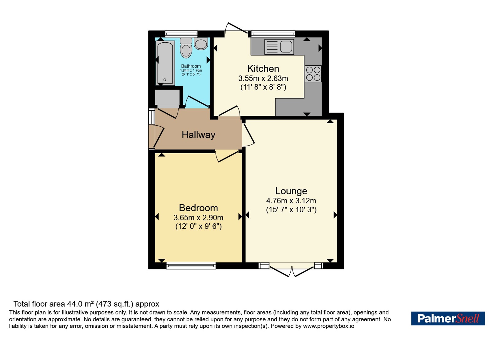 39, Dawkins Road, Dorset floorplan