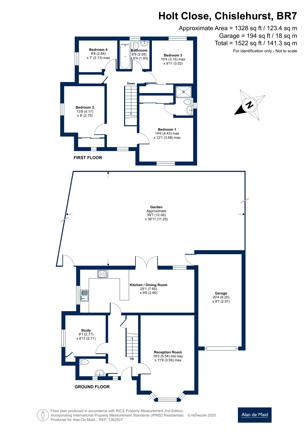 10, Holt Close, Chislehurst floorplan