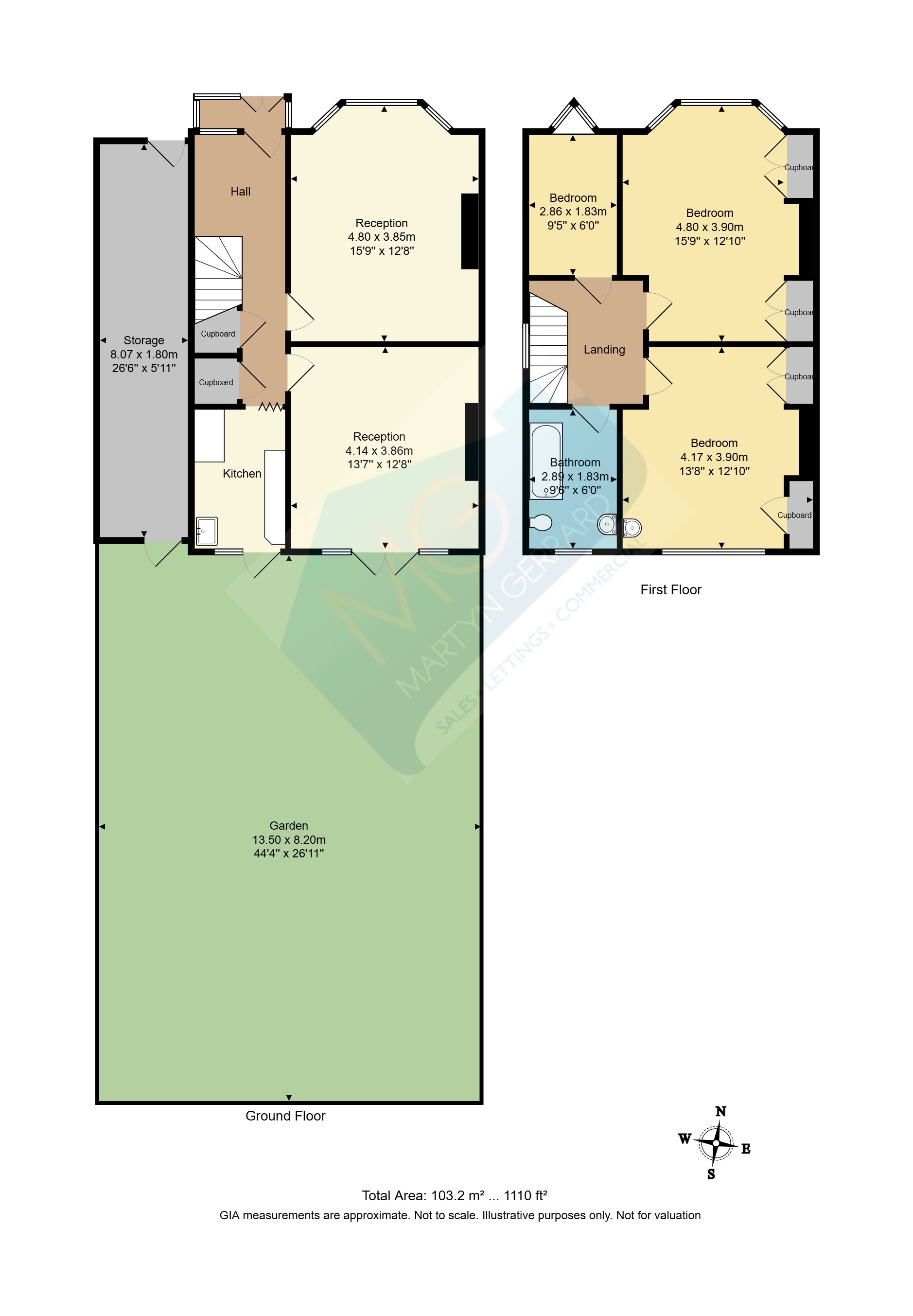 25, Coleridge Road, London floorplan