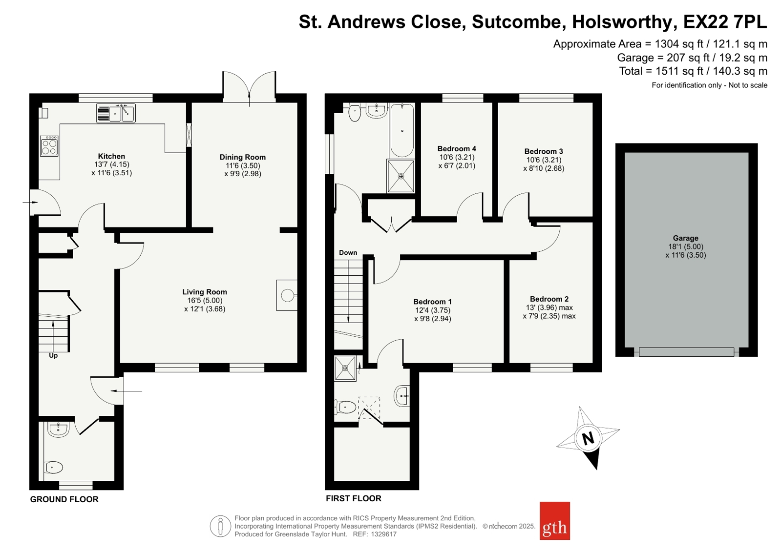 7, St. Andrews Close, Holsworthy floorplan
