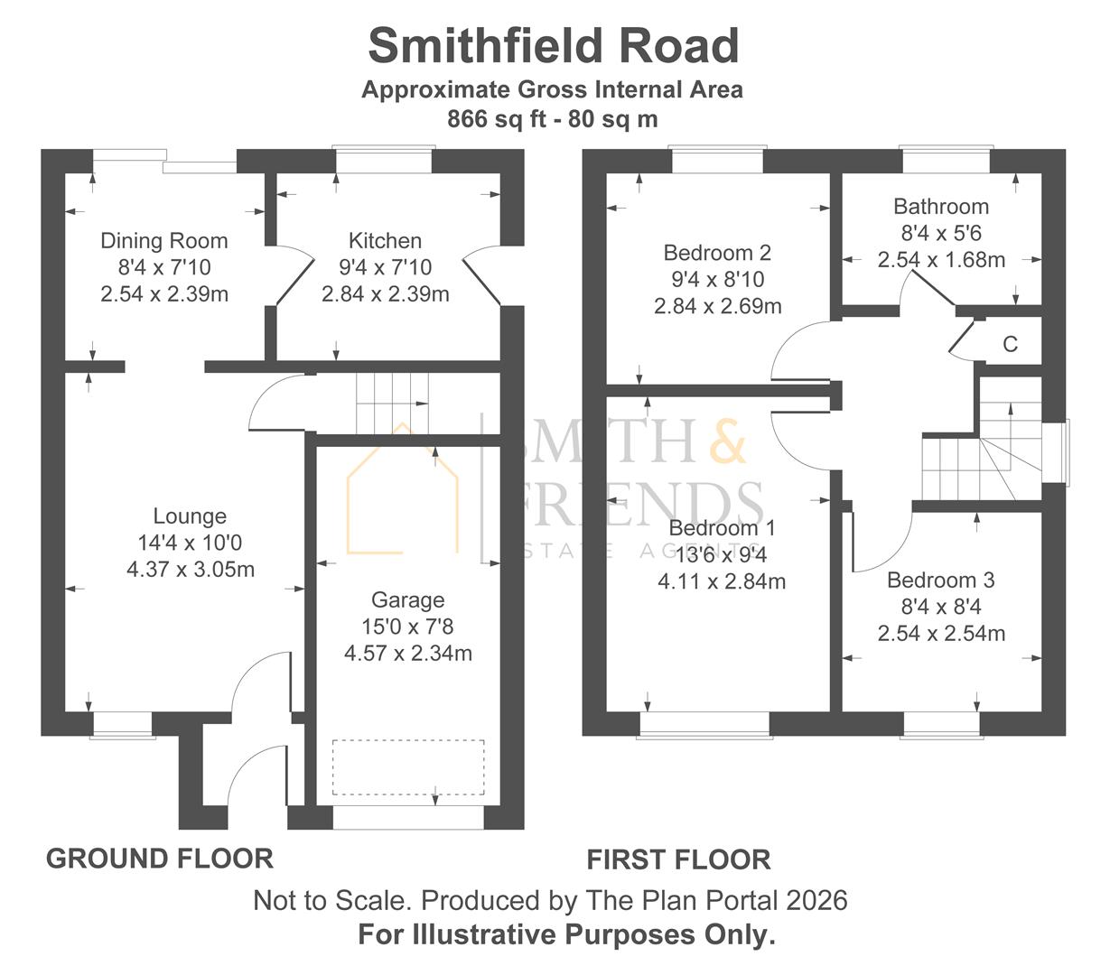12, Smithfield Road, Darlington floorplan