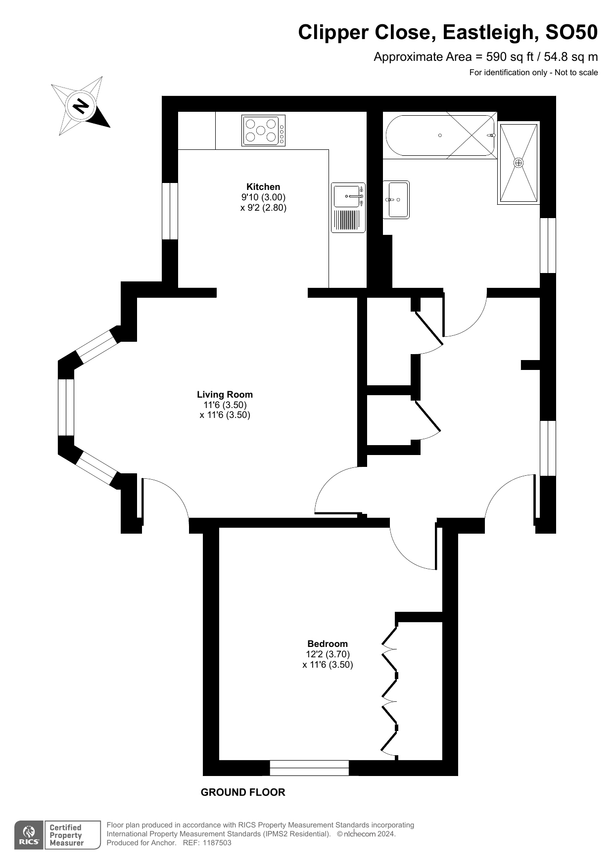 1 Clipper Close, Bishopstoke Park, Eastleigh floorplan