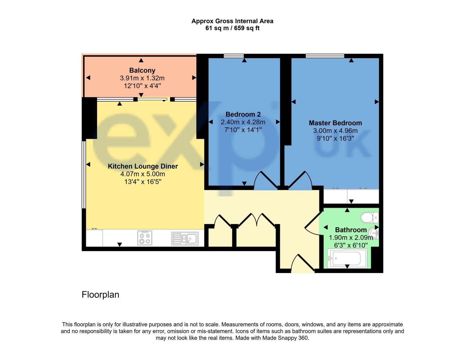 St. Gabriel Walk, London floorplan