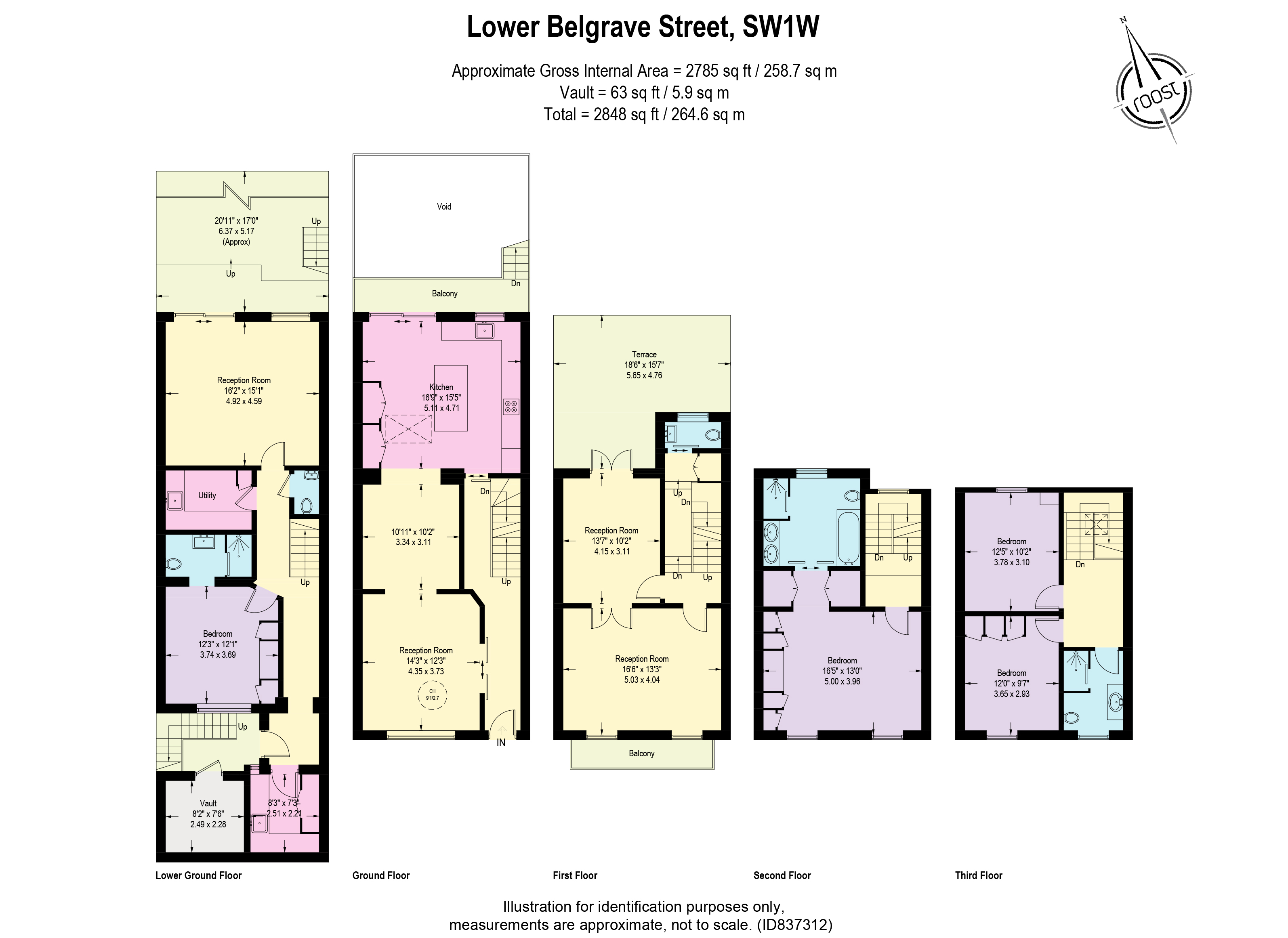 45, Lower Belgrave Street, London floorplan