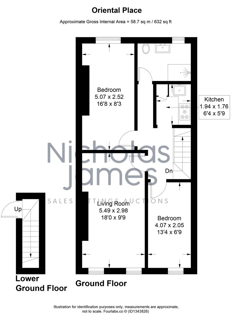Oriental Place, Brighton floorplan