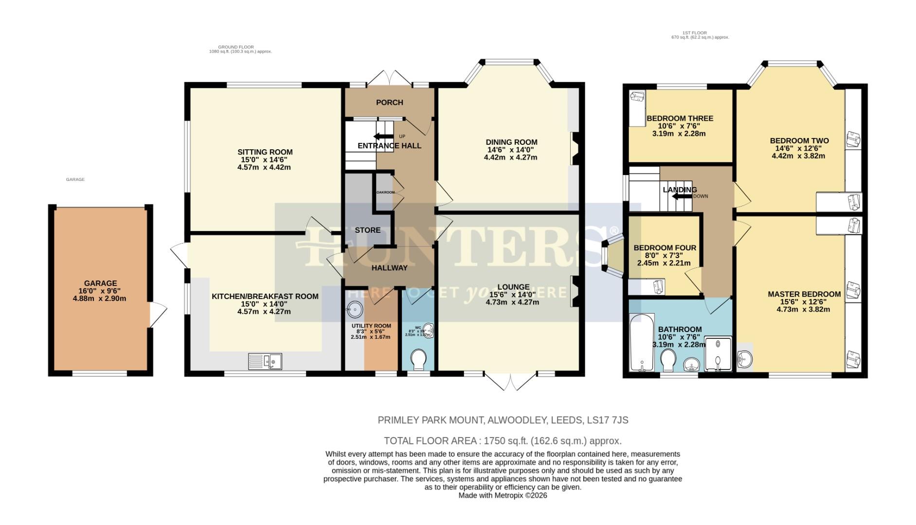 36, Primley Park Mount, Leeds floorplan