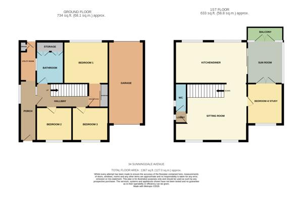 34, Sunningdale Avenue, Suffolk floorplan