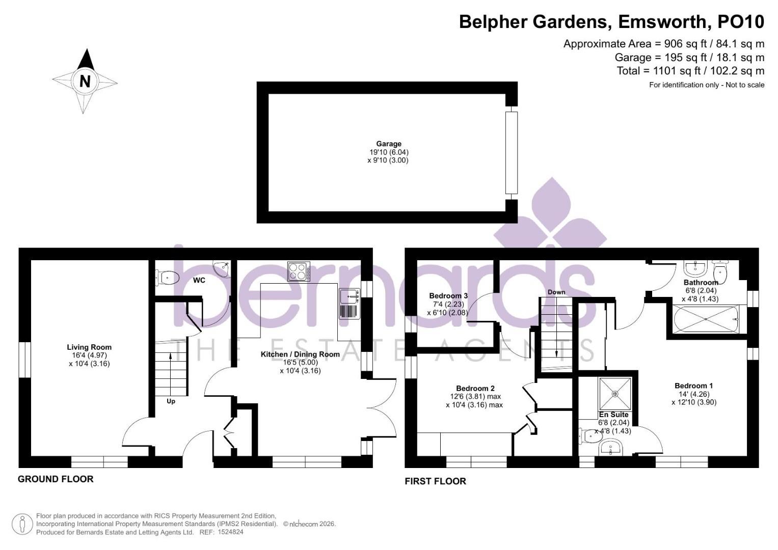 5, Belpher Gardens, Emsworth floorplan