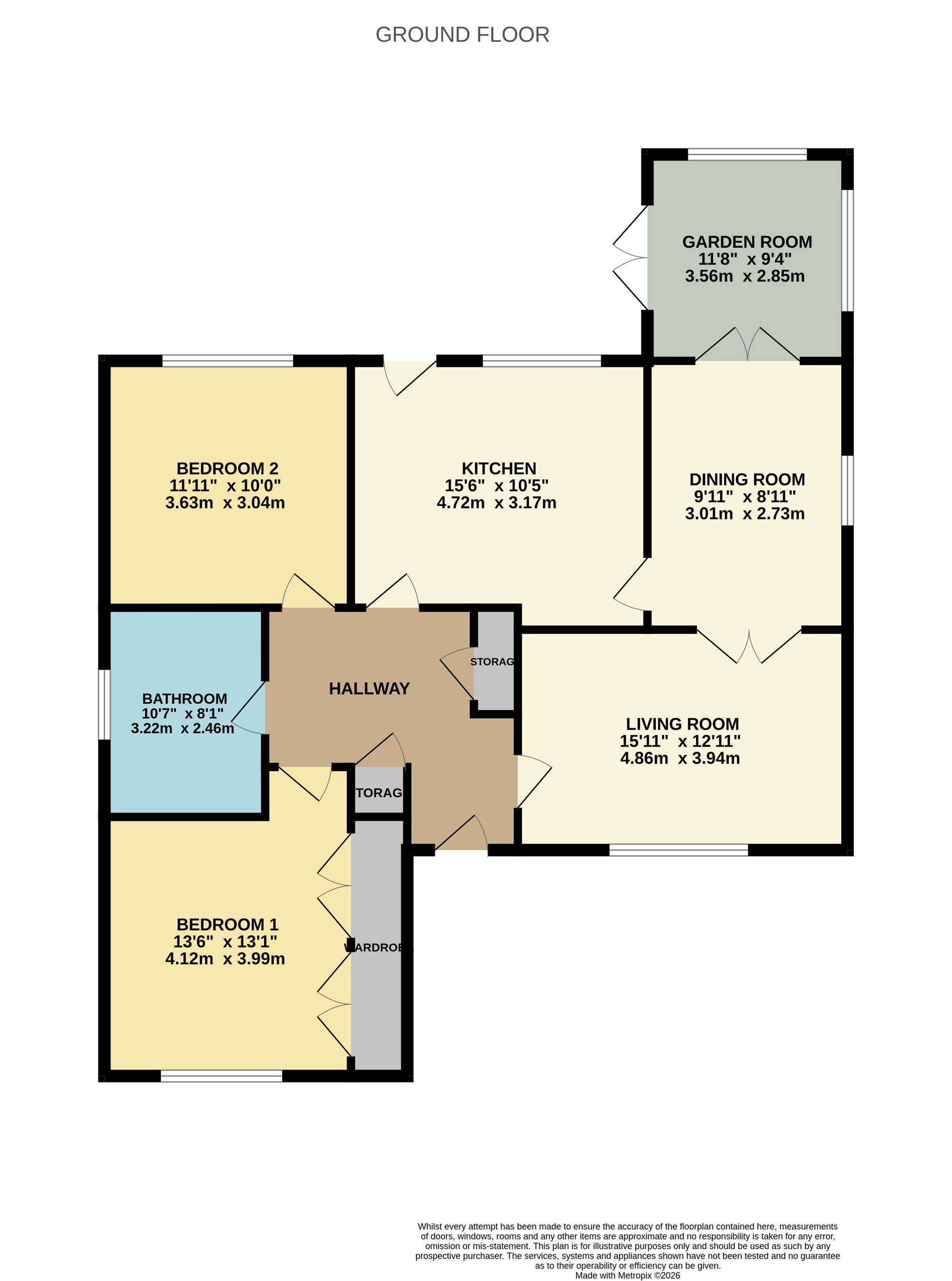 20 Tissington Avenue, Mansfield floorplan