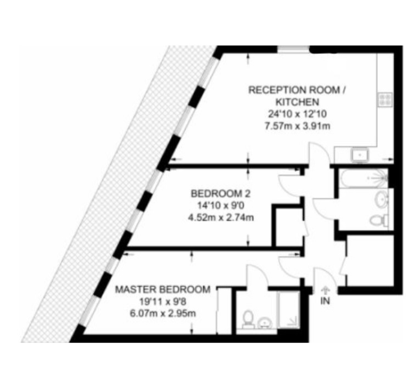 2 Bedrooms Flat to rent in Hatton Road, Wembley HA0