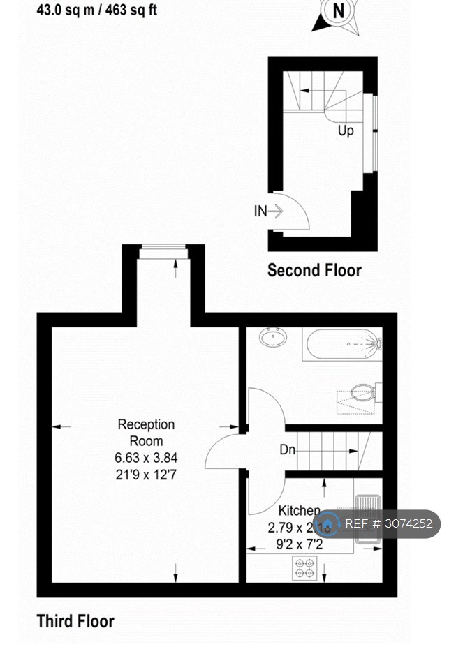 E Wickham Road, Brockley, London floorplan