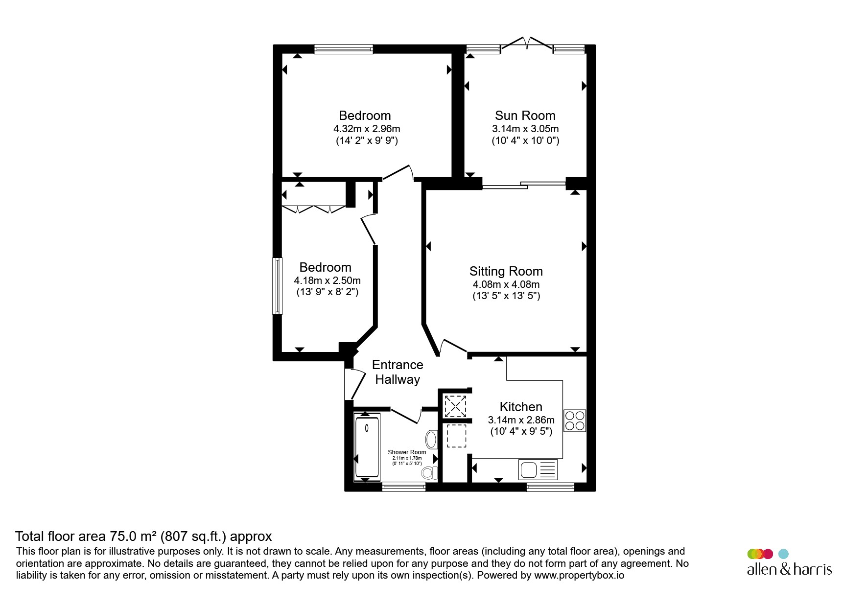 1, Gillies Drive, Stirling floorplan