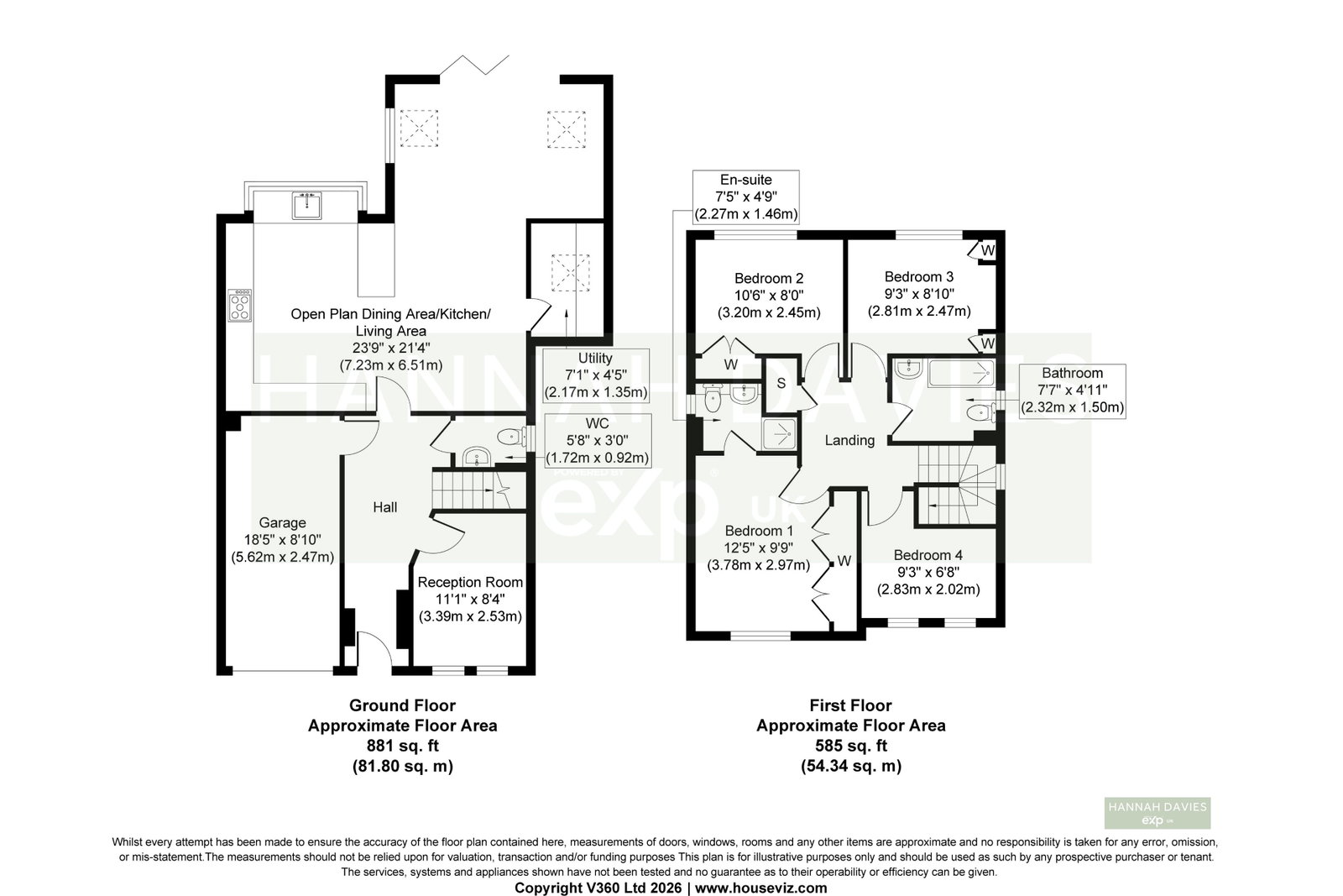 12, Hampshire Close, Pontefract floorplan