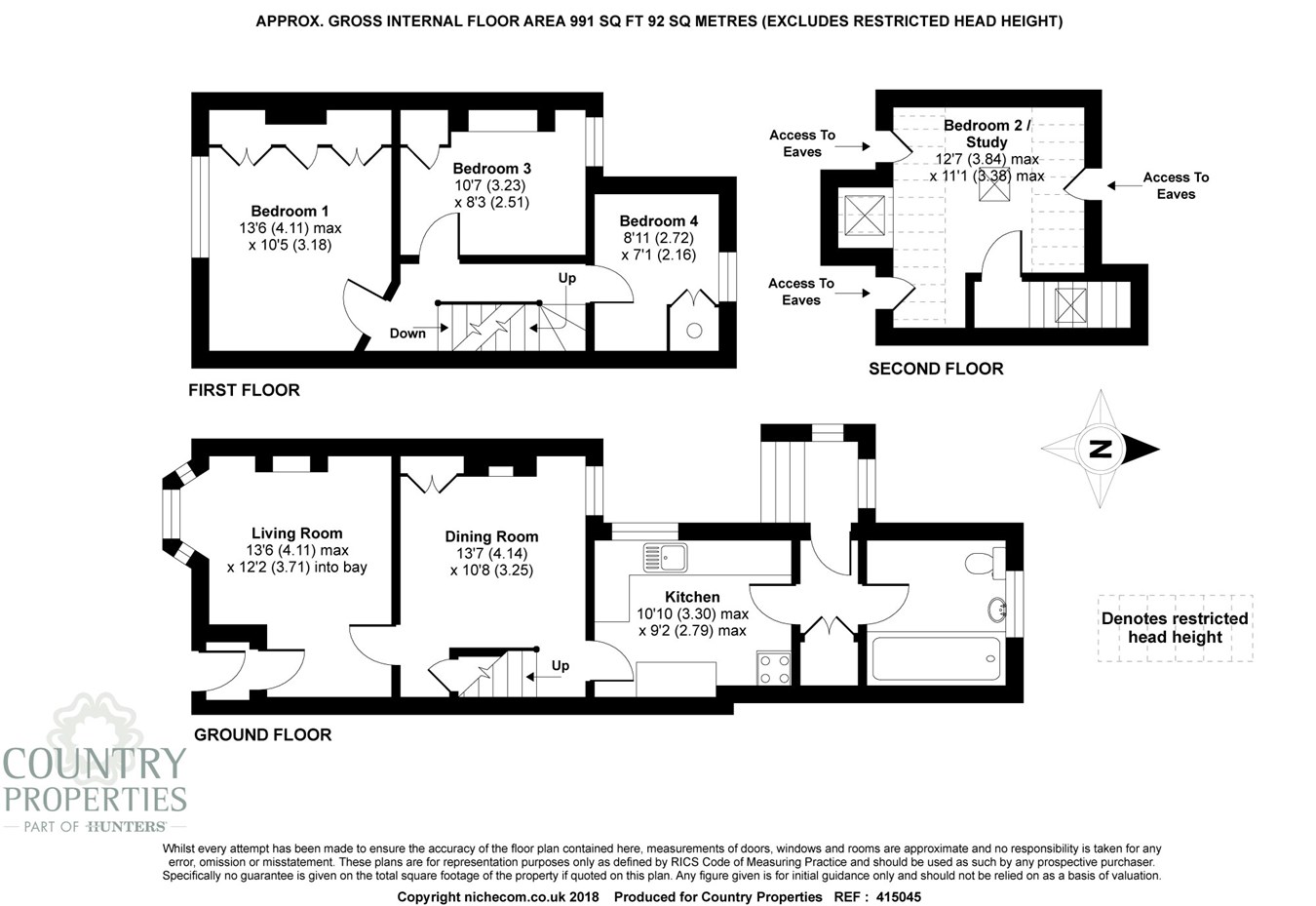 3 Bedrooms End terrace house for sale in Kershaws Hill, Hitchin SG4