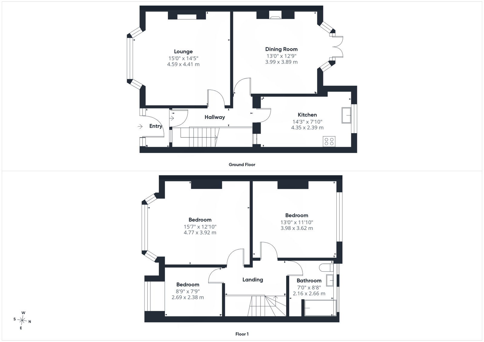 4, Treveor Close, Worthing floorplan